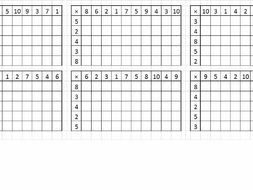 Times tables grid - random generator | Teaching Resources