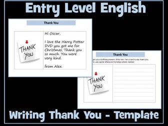 Entry Level English Writing