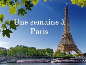 French Une Semaine à Paris Lundi vocab + exercise