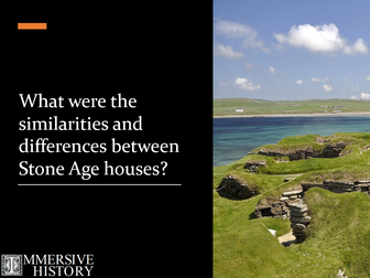 Stone Age houses similarities and differences