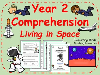 Year 2 Living in Space Comprehension / World Space Week