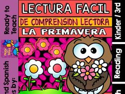 Easy Reading for Reading Comprehension in Spanish - The Spring