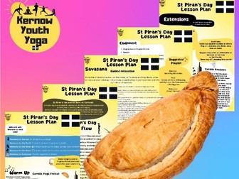 St Piran's Day Yoga lesson plan primary