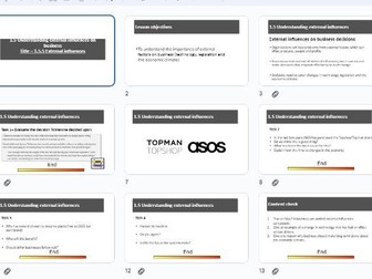 1.5.5 - External Influences