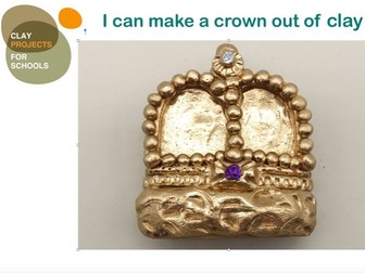 How to make a clay crown