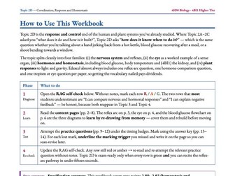 Edexcel IGCSE Biology | Topic 2D: Coordination, Response & Homeostasis | 4SD0 + 4BI1 | Reflex Arc, E