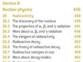 AQA A LEVEL PHYSICS  SECTION 8 NUCLEAR PHYSICS