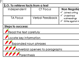 presentation success criteria ks2