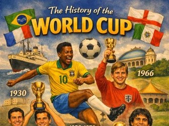 History of The World Cup Reading Comprehension KS1, LKS2 and UKS2