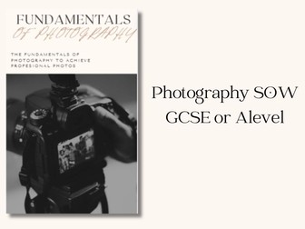 Fundamentals Of Photography- GCSE/ ALevel photography