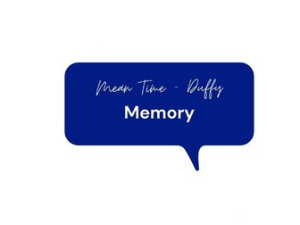 Mean Time - Theme - Memories - Carol Ann Duffy