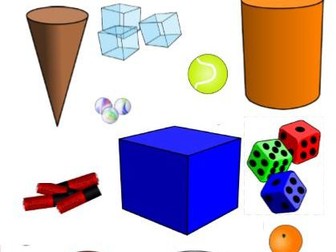 3D shapes and sorting grid