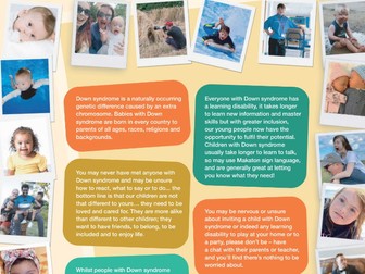 DSUK Information Poster - Down Syndrome