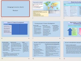 AQA Geography Changing Economic World