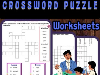 Crossword Puzzle Worksheets