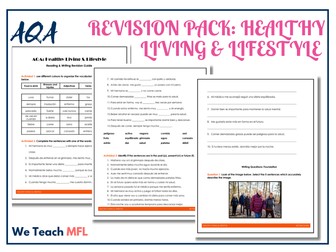 AQA NEW GCSE - Healthy Living & Lifestyle Revision Pack