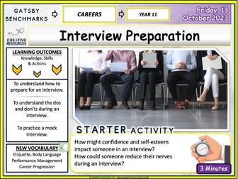 Interview Preparation + Careers