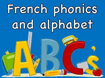 French phonics and alphabet