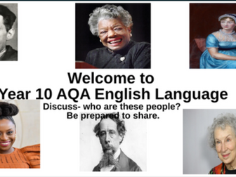 AQA language paper GCSE Overview crib sheet display poster handout parents info