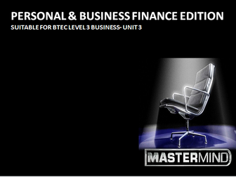 BTEC Business Unit 3- Finance Game (MasterMind)