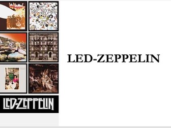 Music Cover Lesson / Homework - Rock - Led Zeppelin (ICT needed)