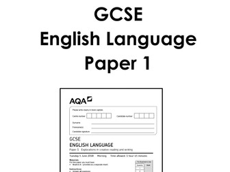 AQA Language Paper 1 - Section A Reading