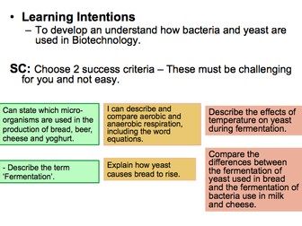 Biotechnology: Differentiated lesson