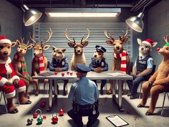 "Rudolph: The Case of the Red-Nosed Reindeer" An uproariously funny Christmas play.