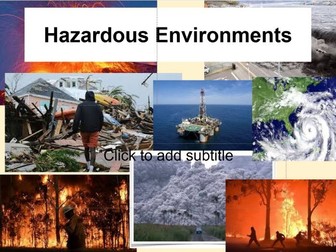 Edexcel IGCSE Hazardous Environments Bundle