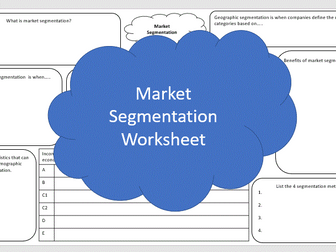Market Segmentation - STP Model