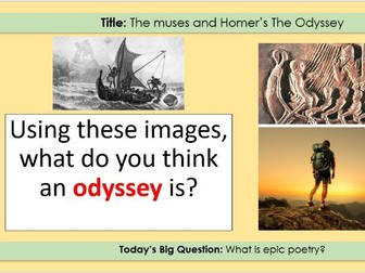 Year 9 Poetry - Homer's The Odyssey and the muses