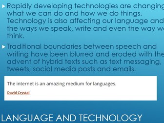 Introduction to Language and Technology