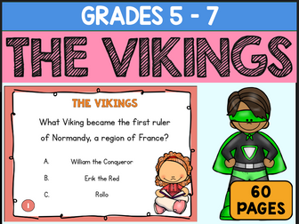 The Vikings Task Cards Ancient Civilizations Fun Activities