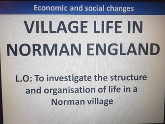 AQA GCSE Norman England - Village Life under the Normans