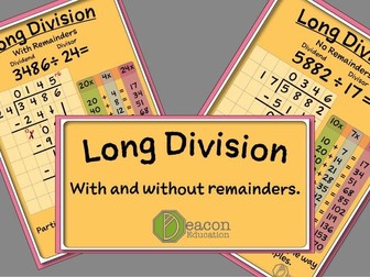 Year 6 - Long Division Method Posters