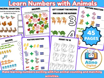 Learn Numbers with Animals for Kids