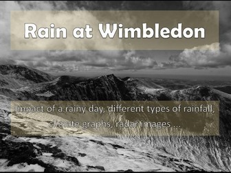 Rainfall at Wimbledon