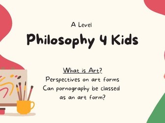 Philosophy For Kids- What is Art?