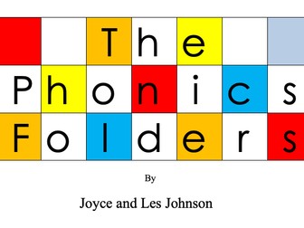 The Comprehensive Phonics Folders - complete book, activities, folders, mark schemes.