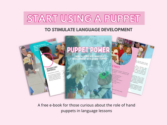 Start Using A Puppet to Stimulate Language