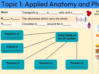 GCSE PE - Component One Revision booklet