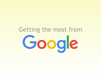 Getting the most from Google