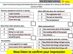 FRENCG GCSE LISTENING TECHNIQUE STRATEGIES