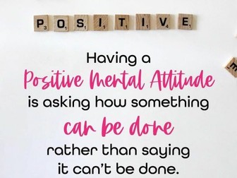 Challenging negative thinking 1 hour lesson