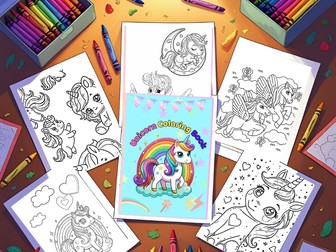 Magical Unicorn Coloring Book for Kids