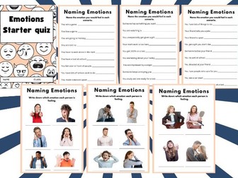 Emotions intervention - Starter Quiz