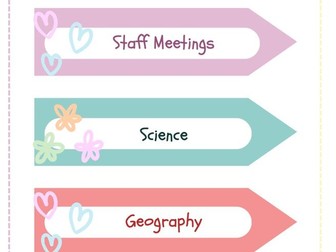 Classroom Folder Labels – Printable Subject & Admin Labels for KS1 & KS2