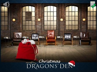 Dragon's Den - Christmas maths problems (GCSE)