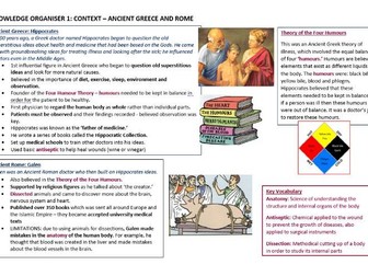 GCSE History AQA Health and the People - Detailed Revision Guide - 26 pages long!