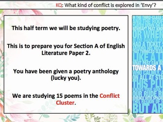 OCR GCSE English Literature: Conflict Poetry